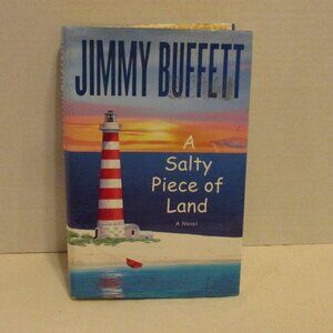 Jimmy Buffett Book Salty Land Vintage 2004 First Edition Medium Black White Book